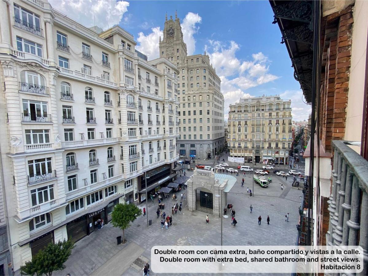 Gran Via Sol Rooms Madrid Ngoại thất bức ảnh