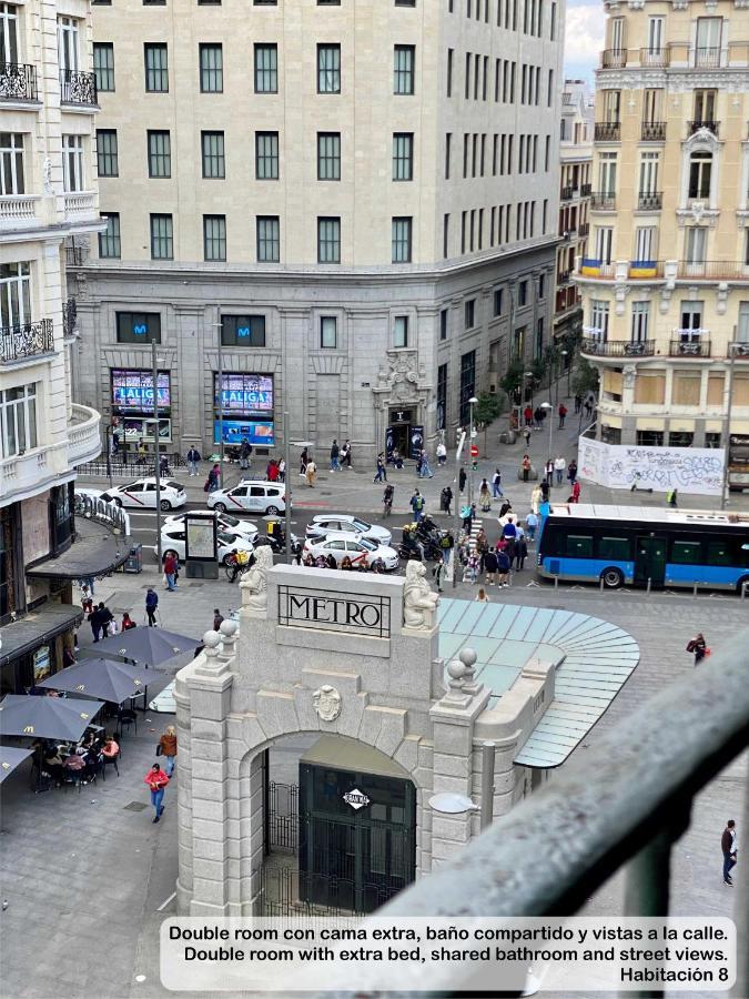 Gran Via Sol Rooms Madrid Ngoại thất bức ảnh